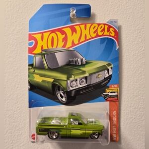 Custom ’72 Chevy LUV Green Hot Wheels Hot Trucks 6/10 Diecast